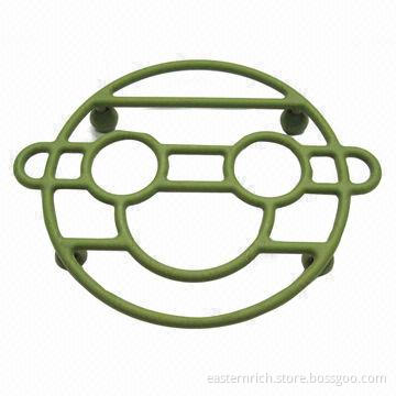 Silicone baking rack with wire inside
